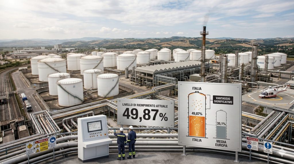 stoccaggi gas Italia